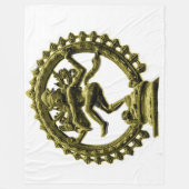 SHIVA SYMBOL FLEECEDECKE (Vorderseite)