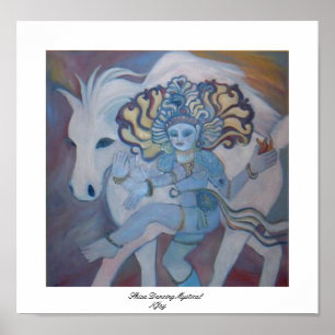 Shiva tancing Mystical Poster