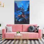 Shiva Tandav Leinwand Wall Art (Insitu (Wohnzimmer))