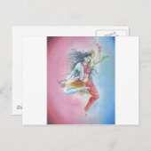 Shiva-Tanz Postkarte (Vorne/Hinten)