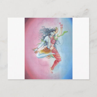 Shiva-Tanz Postkarte