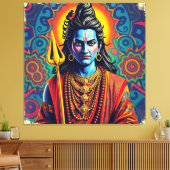 SHIVA THE DESTROYER-5 LEINWANDDRUCK (Insitu (Wohnzimmer))