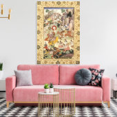 Shiva tötet den Dämon Andhaka, c.1585-90 Leinwanddruck (Insitu (Wohnzimmer))