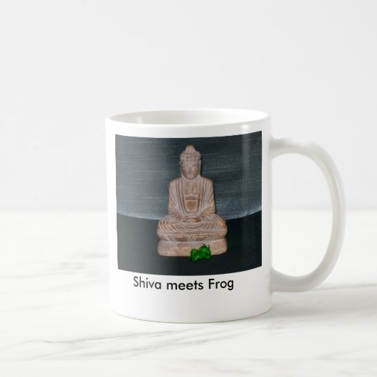 Shiva trifft Frosch Kaffeetasse (Rechts)