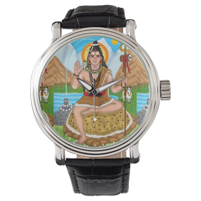Shiva-Uhr Armbanduhr (Vorderseite)