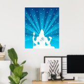 Shiva und Om - Poster (Heimbüro)