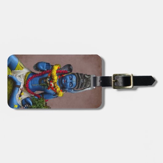 Shiva und Parvati Gepäckanhänger (Vorderseite horizontal)