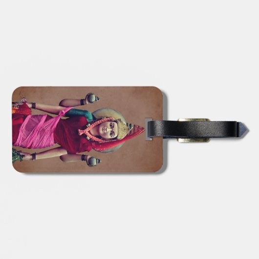 Shiva und Parvati Gepäckanhänger (Rückseite horizontal)