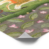 Shiva und Parvati Miniaturmalerei Poster (Ecke)