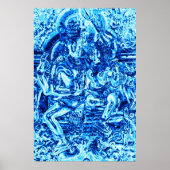 Shiva und Shakti Embrace Poster (Vorne)