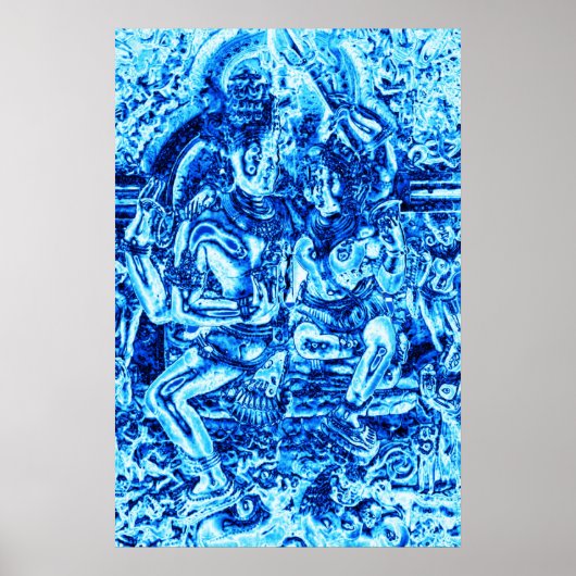 Shiva und Shakti Embrace Poster (Vorne)