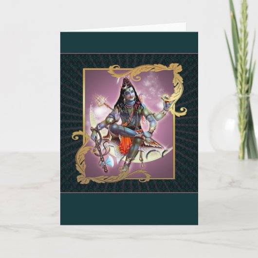 Shiva - Vintager Moss - Karte, Gruß, Hinweis Karte (Vorderseite)