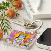 Shiva & Vishnu Keychain – Spiritual Combo Keyring Schlüsselanhänger (Vorderseite rechts)