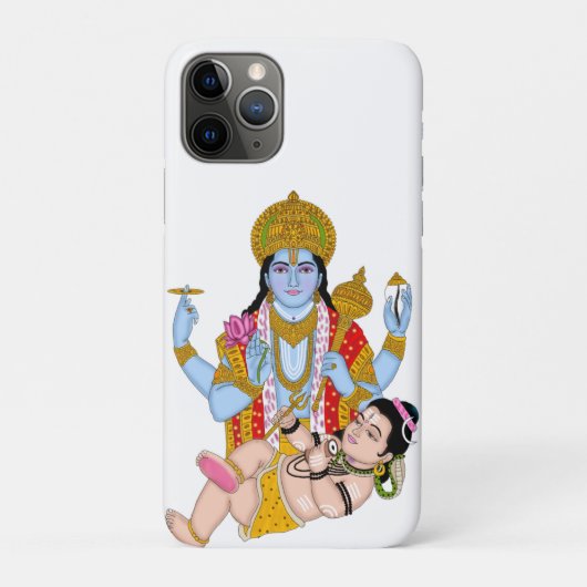 Shiva & Vishnu Phone Case – Divine Protection Desi (Rückseite)