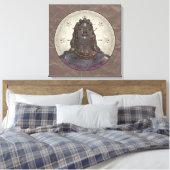 SHIVA ~ Wrapped Canvas Leinwanddruck (Insitu (Schlafzimmer))