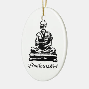 Shivago Komarpaj Buddha thailändischer Massage Keramikornament