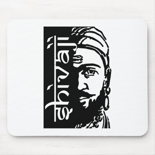 Shivaji Maharaj der Maratha König Mousepad (Vorne)