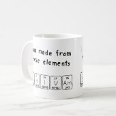 Shivam Periodenname Tasse (Vorderseite Links)