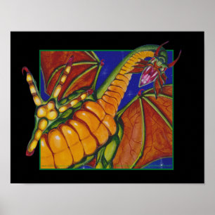 Shivan-Drache Poster