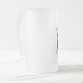 Shivan Drache-Tasse Mattglas Bierglas (Vorderseite Links)