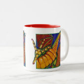 Shivan Drache Zweifarbige Tasse (VorderseiteRechts)
