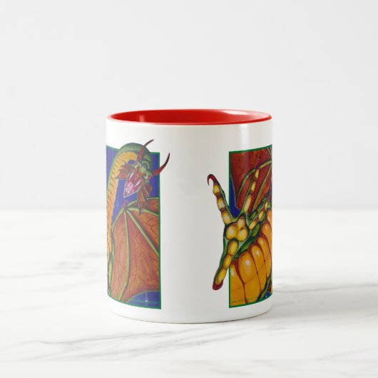 Shivan Drache Zweifarbige Tasse (Mittel)