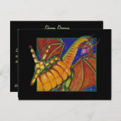 Shivan Dragon Postkarte (Vorne/Hinten)