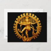 Shiva's Dance Postkarte (Vorne/Hinten)