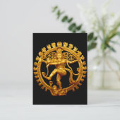 Shiva's Dance Postkarte (Stehend Vorderseite)
