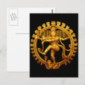 Shiva's Dance Postkarte (Vorne/Hinten)