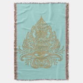 Shiva's Eye - Throw Blanket Decke (Vorderseite Vertikal)