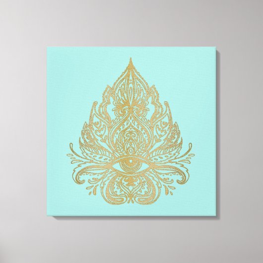 Shiva's Eye - Wrapped Canvas Leinwanddruck (Vorderseite)