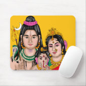 Shivas Familien-Mauspad Mousepad (Mit Mouse)