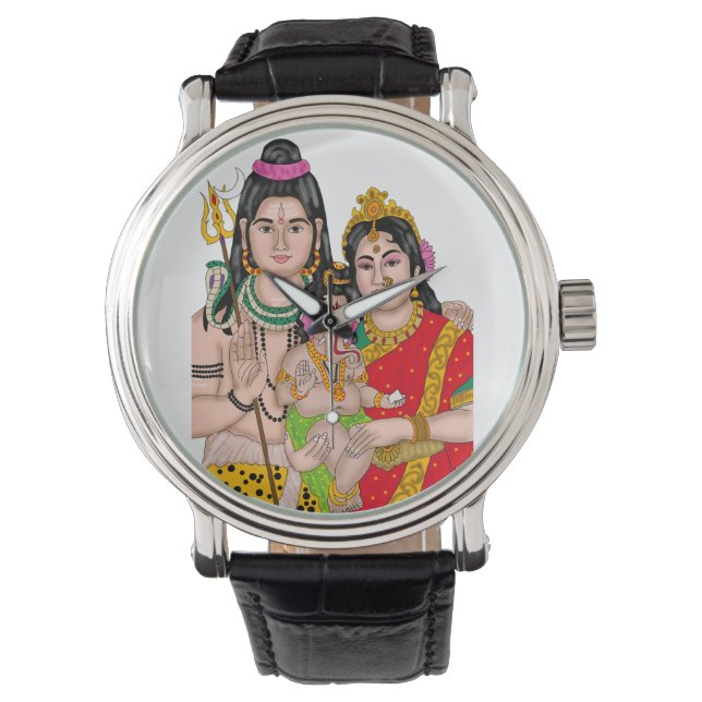 Shivas Familienuhr Armbanduhr (Vorderseite)
