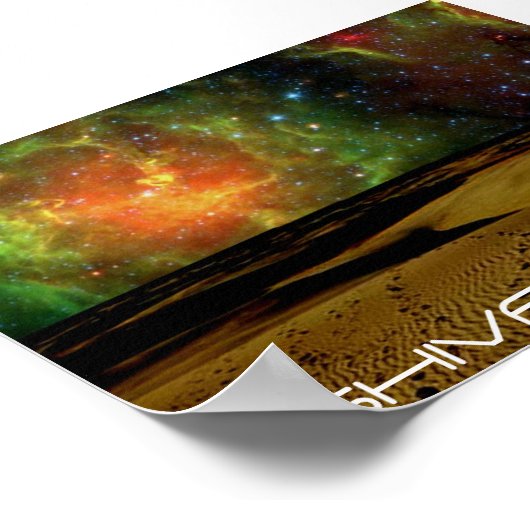 Shivas Ironen Raumfarben Poster (Ecke)