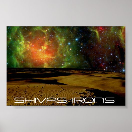 Shivas Ironen Raumfarben Poster (Vorne)