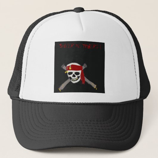 Shive me Timbers ! Truckerkappe (Vorderseite)