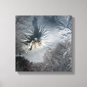 Shiveluch Vulkan in Russland Leinwanddruck