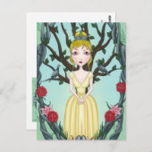 'Shiver and Quiver Little Tree' Postkarte (Vorne/Hinten)