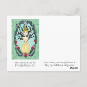 'Shiver and Quiver Little Tree' Postkarte (Rückseite)