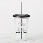 Shiver Me Theropods!- T rex Skull und Crossbones Acryltrinkbecher (Vorderseite)