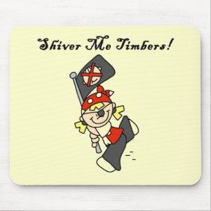 Shiver Me Timbers T-Shirts und Geschenke Mousepad