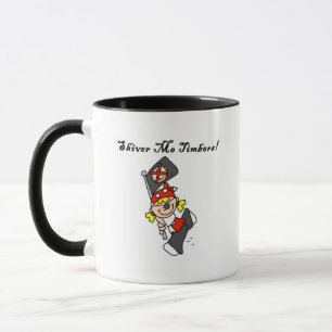 Shiver Me Timbers T-Shirts und Geschenke Tasse