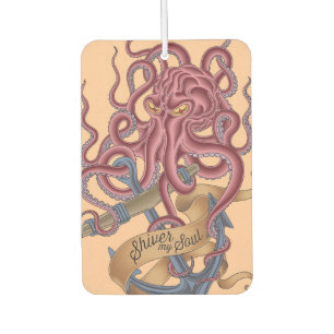 Shiver My Soul Octopus Tatto Autolufterfrischer