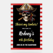 Shiver My Tembers Pirate Party Acrylschild (Vorderseite)
