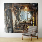 Shiver My Timbers Pirate Theme Wandteppich (Beispiel (Horizontal))