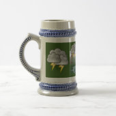 Shivering Rainy Day Pinguin Thunder_Cove Bierglas (Links)