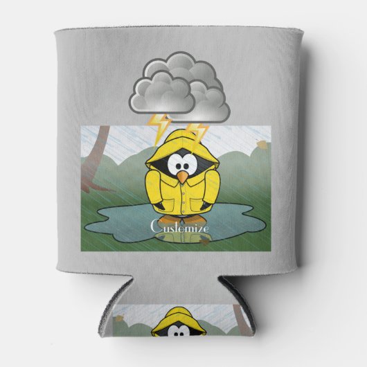 Shivering Rainy Day Pinguin Thunder_Cove Dosenkühler (Vorderseite)