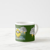 Shivering Rainy Day Pinguin Thunder_Cove Espressotasse (Vorderseite Rechts)