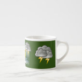 Shivering Rainy Day Pinguin Thunder_Cove Espressotasse (Rechts)